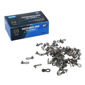 ATTACHE RAPIDE VELO  10V. KMC 10 R EPT ARGENT (X40)