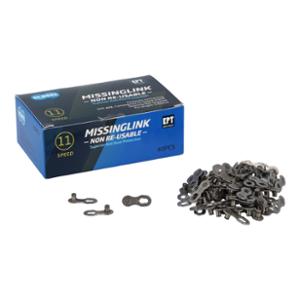 ATTACHE RAPIDE VELO  11V. KMC 11 NR EPT ARGENT (X40)