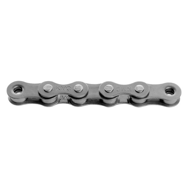 BICYCLE CHAIN 1 SPEED KMC Z1 WIDE EPT SILVER 112 LINKS MASTER LINK QUICK RELEASE ANTI-RUST (X25)