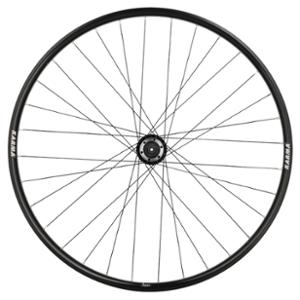 "RUEDA BICICLETA MTB 29"""" DELANTERA CIERRE LLANTA NEGRO MACH1 KARMA BUJE VELOX DISCO 6T."