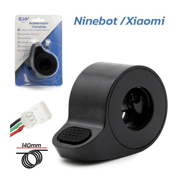 ACCELERATER FOR E-SCOOTER NINEBOT & XIAOMI BLACK  - CONNECTER JST ZH