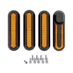 BLACK CATADIOPTREWITH YELLOW REFLECTOR FOR  E-SCOOTER XIAOMI