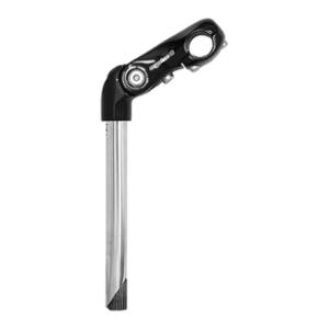 H.B STEM ADJUSTABLE PLONGEUR D22.2 L90 ERGOTEC KOBRA VARIO ALU BLACK - OPENS 0 TO 50° 25.4 H.B