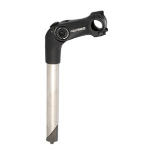 H.B STEM ADJUSTABLE PLONGEUR D25.4 L90 ERGOTEC OCTOPUS 2 ALU BLACK - OPENS 0 TO 60° 25.4 H.B