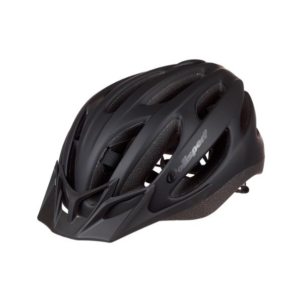 CASQUE ROUTE / VTT POLISPORT SPORT FLOW NOIR MAT IN-MOLD AVEC REGLAGE OCCIPITAL T.M (55 / 57)