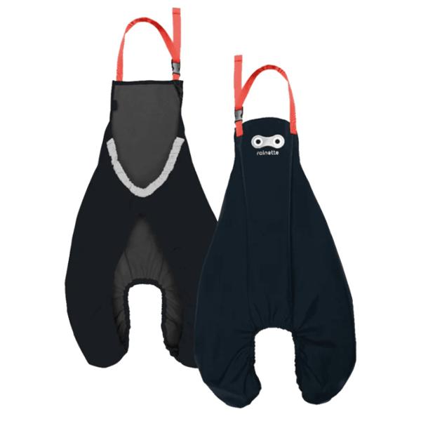 TABLIER / COUVERTURE RAINETTE T. UNIQUE NOIR POUR PORTE BEBE