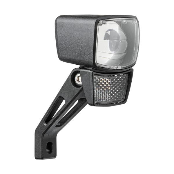 BICYCLE LIGHT FRONT PROJECTOR DYNAMO AXA NXT 30 -  FORK MOUNT + SWITCH ON/OFF