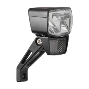 BICYCLE LIGHT FRONT PROJECTOR DYNAMO AXA NXT 60 -  FORK MOUNT + SWITCH ON/OFF