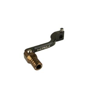 SELECTEUR VITESSE KRM ADAPT. DERBI SENDA ALU NOIR / MARRON BRONZE (REPLIABLE)