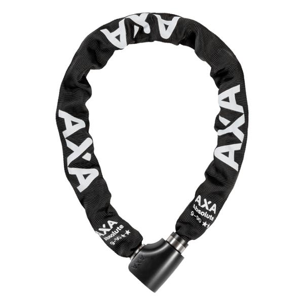 ANTIVOL VELO CHAINE A CLE D9 X 0.90M AXA ABSOLUTE 9 NOIR