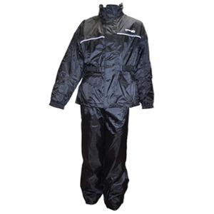 VESTE + PANTALON PLUIE TRENDY NOIR (ENSEMBLE 2 PIECES)