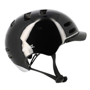 CASQUE URBAIN OPTIMIZ O370 NOIR BRILLANT IN MOLD (LED ET CLIGNO  INTEGRE) - PRIX NET