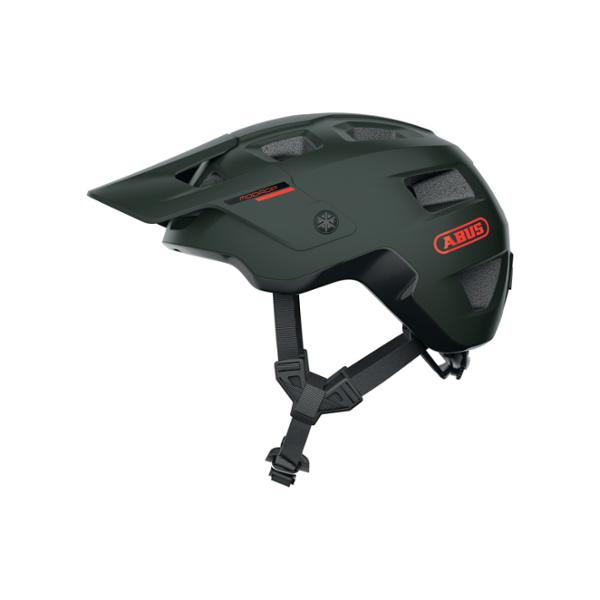 CASQUE VTT ABUS MODROP KAKI FONCE DOUBLE IN MOLD AVEC REGLAGE OCCIPITAL T.S (51 / 55)