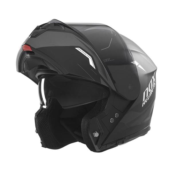 CASCO MODULAR NOX N968 ULTRA NEGRO MATE/BLANCO T61-62 XL - CE 22.06