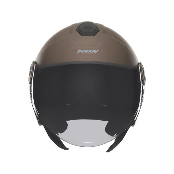CASQUE JET DOUBLE ECRAN NOX N182 BRONZE T53-54 XS - CE 22.06