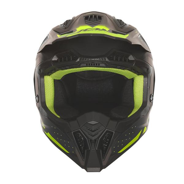 CASQUE CROSS NOX N634 GRADIANT NOIRMAT / JAUNE FLUO T53-54 XS - CE 22.0 6