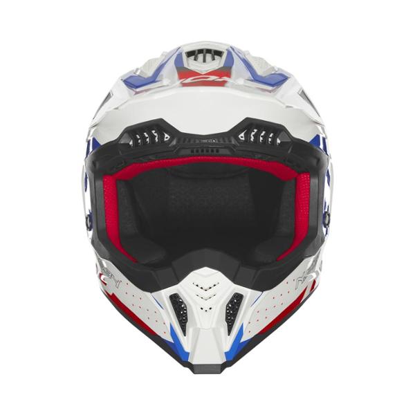 CASQUE CROSS NOX N634 GRADIANT BLANC / BLEU / ROUGE T53-54 XS - CE 22.06