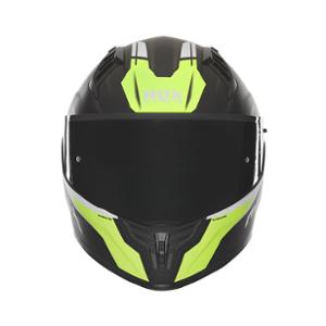 CASQUE INTEGRAL DOUBLE ECRAN  NOX N401 CROWER NOIR MAT / JAUNE - CE 22.06