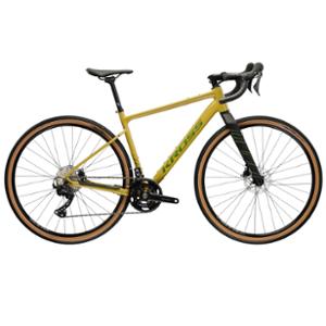VELO GRAVEL 28" KROSS ESKER 6.0 TAILLE M (19") ALUMINIUM MARRON / VERT