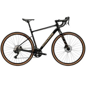 VELO GRAVEL 28" KROSS ESKER 6.0 TAILLE S (18") ALUMINIUM NOIR / JAUNE