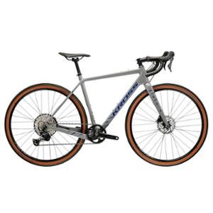 VELO GRAVEL 28" KROSS ESKER 7.0 TAILLE S (18") CARBONE GRIS / BLEU