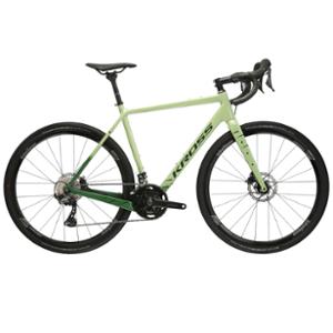 VELO GRAVEL 28" KROSS ESKER 8.0 TAILLE L (20") CARBONE VERT / VERT FONCE