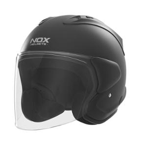 CASQUE JET NOX N220-S NOIR MAT - CE 22.06