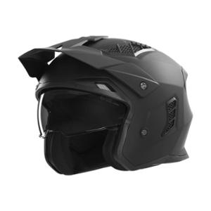 CASQUE JET TRIAL NOX N260 NOIR MAT - CE 22.06
