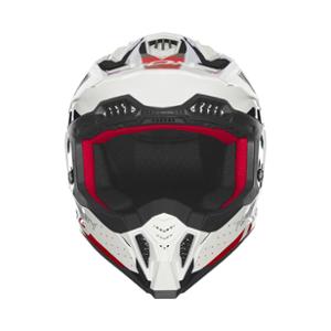 CASQUE CROSS NOX N634 GRADIANT BLANC / ROUGE - CE 22.06