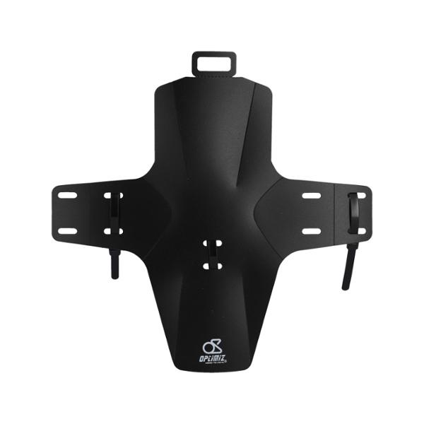 MUD GUARD -MTB- FRONT OPTIMIZ BLACK FORK MOUNT - REUSABLE COLLAR CLAMP