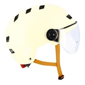 CASQUE URBAIN OPTIMIZ O382 CREME MAT AVEC REGLAGE OCCIPITAL