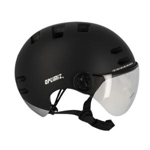 CASQUE URBAIN OPTIMIZ O394 NOIR MAT IN MOLD CLIGNOTANT