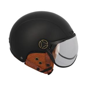 CASQUE URBAIN OPTIMIZ O404 NOIR MAT / MARRON