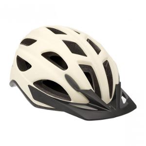 CASQUE URBAIN POLISPORT CITY GO CREME MAT REGLAGE OCCIPITAL (LED INTEGRE)