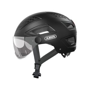CASQUE URBAIN ABUS HYBAN 2.0 ACE NOIR ABS ECLAIRAGE INTEGRE REGLAGE OCCIPITAL