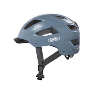 CASQUE URBAIN ABUS HYBAN 2.0 BLEU GLACIER ABS ECLAIRAGE INTEGRE REGLAGE OCCIPITAL