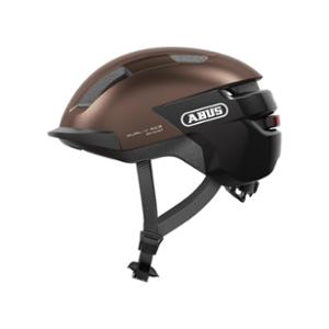 CASQUE URBAIN ABUS PURL-Y ACE MARRON IN MOLD ECLAIRAGE REGLAGE OCCIPITAL