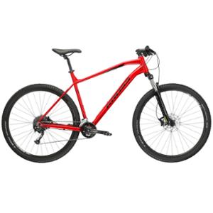 VELO VTT 29" SEMI RIGIDE KROSS LEVEL 1.0 TAILLE L (19") ALUMINIUM ROUGE