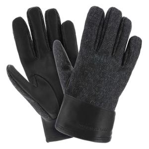 BICYCLE GLOVES -WINTER- TUCANO CABRIO BLACK CHEVRON   (PAIR)