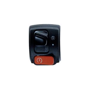 COMMODO / COMMUTATEUR DROIT DOMINO UNIVERSEL NOIR TYPE 2B