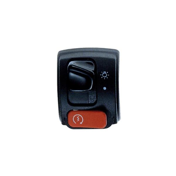 COMMODO / COMMUTATEUR DROIT DOMINO UNIVERSEL NOIR TYPE 2B