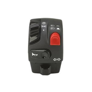 COMMODO / COMMUTATEUR GAUCHE DOMINO UNIVERSEL NOIR TYPE 9A