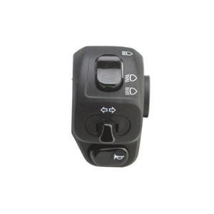 COMMODO / COMMUTATEUR GAUCHE DOMINO UNIVERSEL NOIR TYPE 8A
