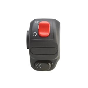 COMMODO / COMMUTATEUR DROIT DOMINO UNIVERSEL NOIR TYPE 8A