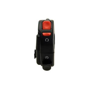COMMODO / COMMUTATEUR DROIT DOMINO UNIVERSEL NOIR KAWASAKI NINJA 300 / 400