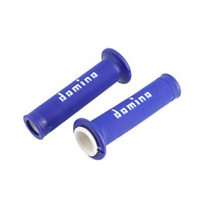 GRIPS DOMINO A010 BLUE/WHITE - 120mm (PAIR)