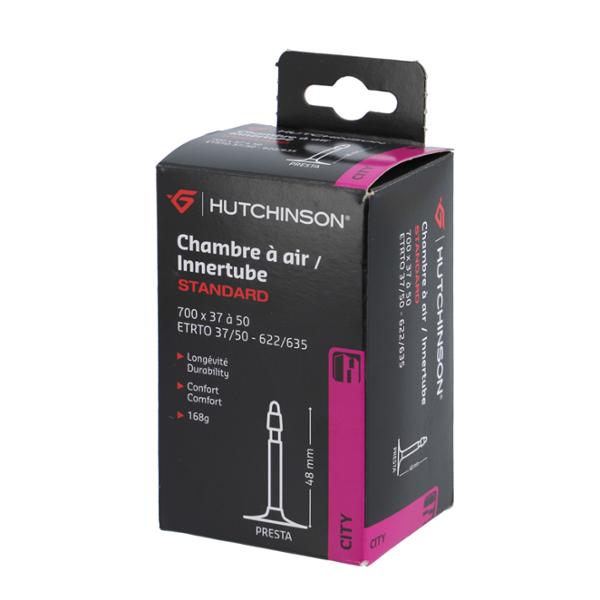 BICYCLE INNERTUBE 700C (37/50-622/635) VP 48mm HUTCHINSON STANDARD