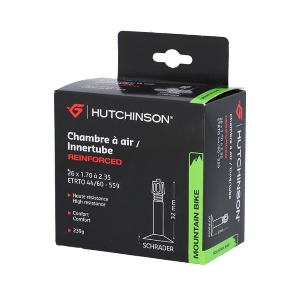 BICYCLE INNERTUBE 26 X 1.70-2.35 (47/57-559) VS 32mm HUTCHINSON KOLOSS REINFORCED
