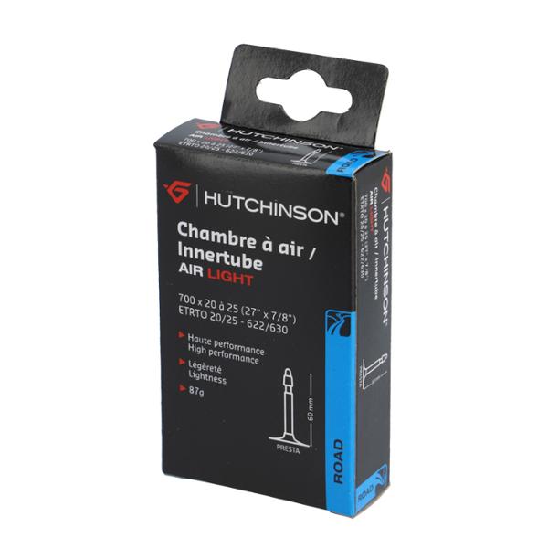 CHAMBRE A AIR VELO 700C (20 / 25-622) VP 60 MM HUTCHINSON STANDARD AIR LIGHT
