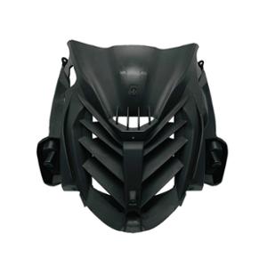 CACHE INTERIEUR / GRILLE RADIATEUR TUN'R ADAPT. NITRO / AEROX 2013-2017 NOIR (OM 1PH-F837N-10)